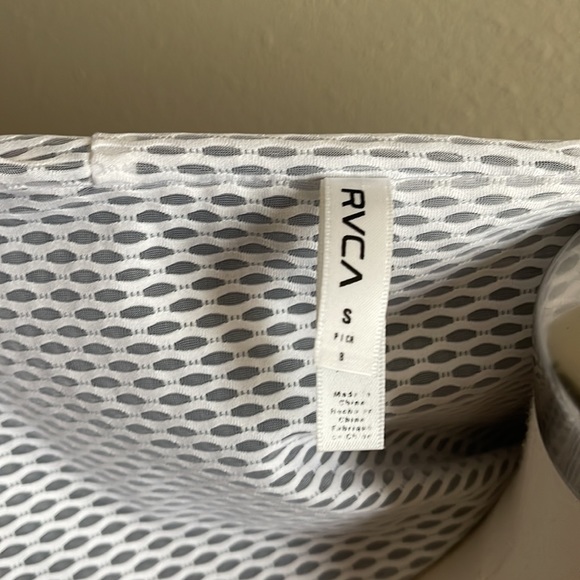 RVCA Sz S VA Sports Ripstop Cropped Windbreaker Jacket - Picture 8 of 12